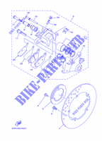 REAR BRAKE CALIPER for Yamaha MT-09 TRACER ABS RACE BLUE 2015