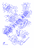 COVER   ENGINE 1 for Yamaha XVS1300A 2014