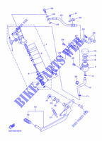 REAR BRAKE MASTER CYLINDER for Yamaha DIVERSION 600 F 2014