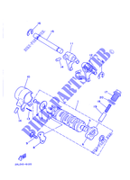 GEAR SHIFT SELECTOR DRUM / FORK for Yamaha YSR80 1991