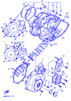 COVER   ENGINE 1 for Yamaha TT600E 1998
