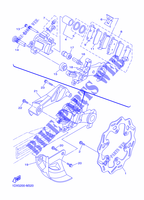 REAR BRAKE CALIPER for Yamaha WR450F 2014