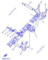 GEAR SHIFT SELECTOR DRUM / FORKS for Yamaha TZ250 1989