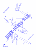 GEAR SHIFT SELECTOR DRUM / FORKS for Yamaha DIVERSION 600 F 2014