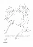 SIDE COVER for Yamaha YP125R 2012