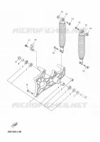 SWINGARM / SHOCK ABSORBER for Yamaha YP125R 2012