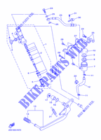 REAR BRAKE MASTER CYLINDER for Yamaha DIVERSION 600 F 2016
