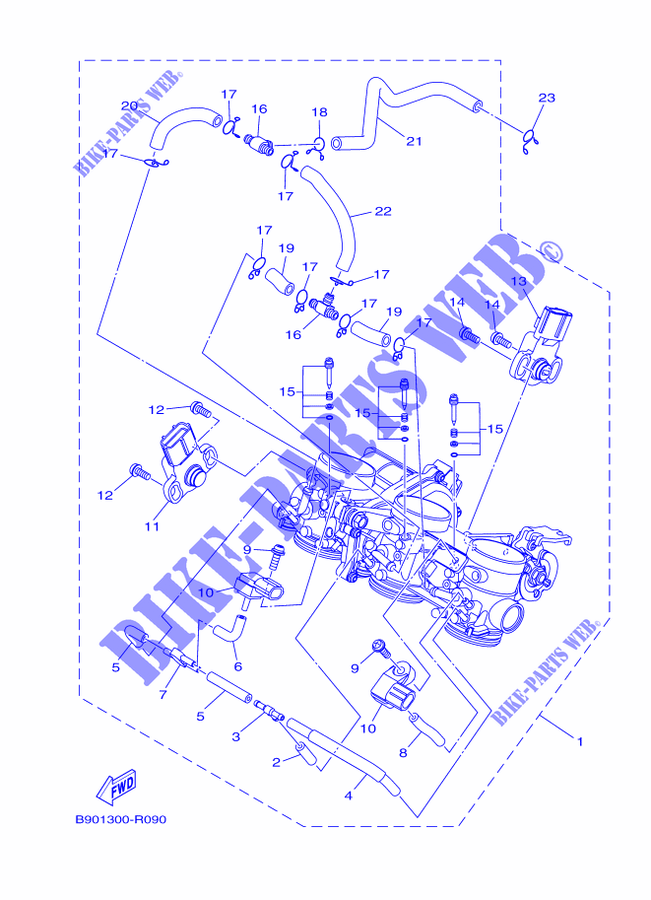 INTAKE for Yamaha MT-09 ABS 2017