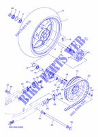 REAR WHEEL for Yamaha CUSTOM 1300 2016