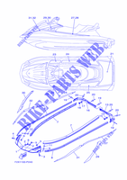GUNWALE & MAT for Yamaha VC1800-R 2016