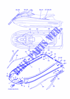 GUNWALE & MAT for Yamaha VX1800-R 2016