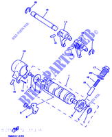GEAR SHIFT SELECTOR DRUM / FORKS for Yamaha DT 50 M 1987