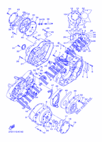 COVER   ENGINE 1 for Yamaha XVS 1300 CUSTOM 2015