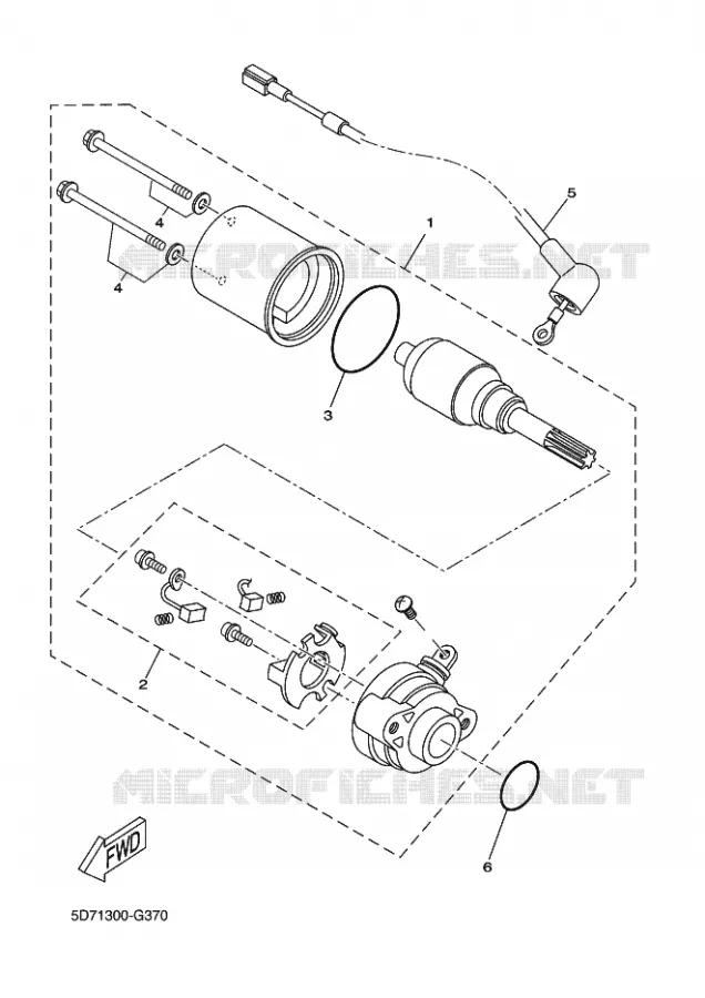 STARTER MOTOR Yamaha MOTO 125 2018 R125  YZF-R125A