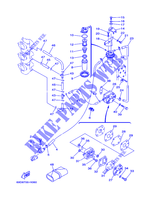 FUEL TANK for Yamaha E60H Enduro, Manual Starter, Tiller Handle, Hydro Trim & Tilt, Pre-Mixing, Shaft 20
