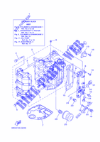 CYLINDER / CRANKCASE 1 for Yamaha F40F Electric Starter, Remote Control, Power Trim & Tilt, Shaft 15
