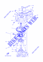 GENERATOR for Yamaha F80B Electric Starter, Remote Control, Power Trim & Tilt, Shaft 20