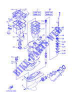REPAIR KIT 3 for Yamaha F100A 2 Stroke, Electric Starter, Remote Control, Power Trim & Tilt 2002