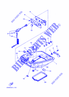 BOTTOM COWLING for Yamaha 6C Manual Starter, Tiller Handle, Manual Tilt, Pre-Mixing, Shaft 15