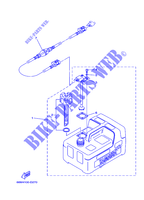 FUEL TANK for Yamaha 6C Manual Starter, Tiller Handle, Manual Tilt, Pre-Mixing, Shaft 15