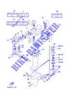 REPAIR KIT  for Yamaha 6C Manual Starter, Tiller Handle, Manual Tilt, Pre-Mixing, Shaft 20
