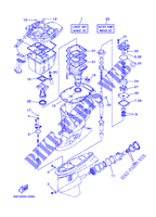 REPAIR KIT 3 for Yamaha F100B Electric Starter, Remote Control, Power Trim & Tilt, Shaft 25