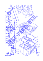 VENTILATEUR D'HUILE for Yamaha F100B Electric Starter, Remote Control, Power Trim & Tilt, Shaft 25