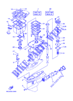 REPAIR KIT 3 for Yamaha F100B Electric Starter, Remote Control, Power Trim & Tilt, Shaft 25