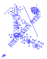 CARBURETOR for Yamaha 6C 2 Stroke, Manual Starter, Tiller Handle, Manual Tilt 1994