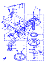 KICK STARTER for Yamaha 6C 2 Stroke, Manual Starter, Tiller Handle, Manual Tilt 1994