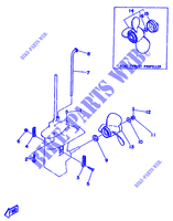 LOWER CASING & DRIVE for Yamaha 6C 2 Stroke, Manual Starter, Tiller Handle, Manual Tilt 1994