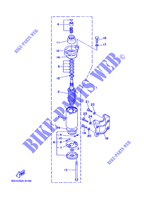 ALTERNATIVE PARTS 2 for Yamaha 6C 2 Stroke, Manual Starter, Tiller Handle, Manual Tilt 1989