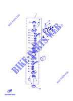 CRANKSHAFT / PISTON for Yamaha 6C 2 Stroke, Manual Starter, Tiller Handle, Manual Tilt 1989