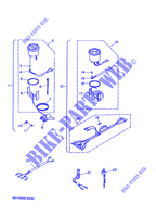 OPTIONAL PARTS 2 for Yamaha 6C 2 Stroke, Manual Starter, Tiller Handle, Manual Tilt 1989