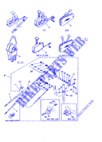 REMOTE CONTROL for Yamaha 6C 2 Stroke, Manual Starter, Tiller Handle, Manual Tilt 1989