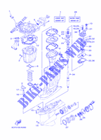 REPAIR KIT 2 for Yamaha LF300X Counter Rotation, Electric Starter, Power Trim & Tilt,  Remote Control, Shaft 25