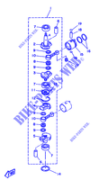 CRANKSHAFT / PISTON for Yamaha 8C 2 Stroke, Manual Starter, Tiller Handle, Manual Tilt 1987