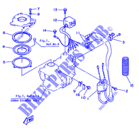 ELECTRICAL PARTS for Yamaha 8C 2 Stroke, Manual Starter, Tiller Handle, Manual Tilt 1987