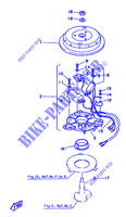 MAGNETO for Yamaha 8C 2 Stroke, Manual Starter, Tiller Handle, Manual Tilt 1987