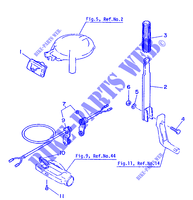 OPTIONAL PARTS 1 for Yamaha 8C 2 Stroke, Manual Starter, Tiller Handle, Manual Tilt 1987