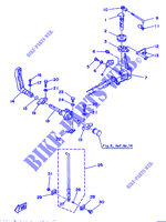 THROTTLE CONTROL for Yamaha 8C 2 Stroke, Manual Starter, Tiller Handle, Manual Tilt 1987