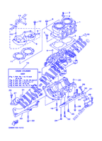 CYLINDER / CRANKCASE for Yamaha SJ700A-Z 2001