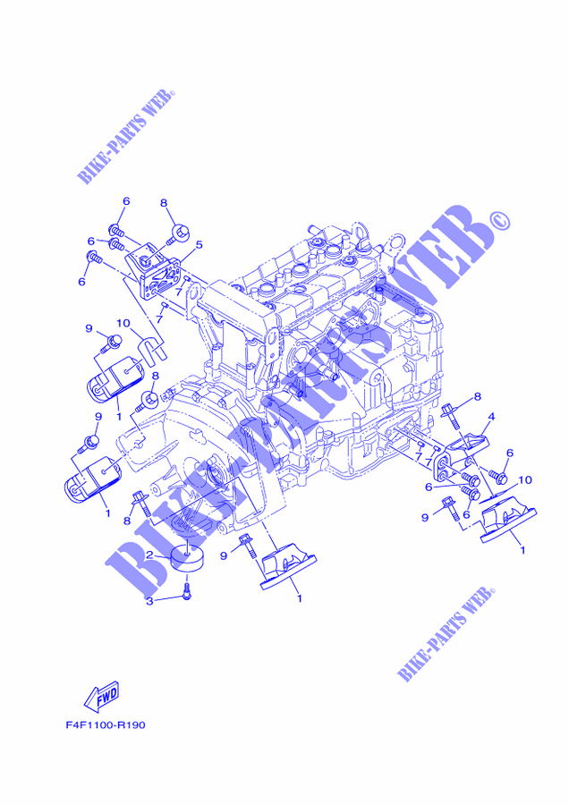 ENGINE MOUNT for Yamaha VX1050D-R 2016