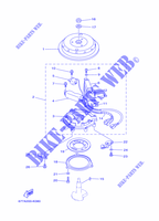 IGNITION for Yamaha E8D Enduro, Manual Starter, Tiller Handle, Manual Tilt, Pre-Mixing, Shaft 20
