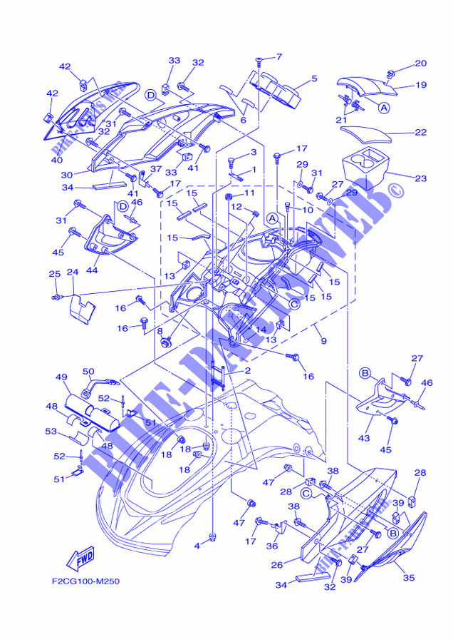 ENGINE HATCH 1 for Yamaha GX1800A-R 2016