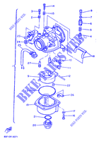 CARBURETOR for Yamaha BRAVO T_LONG TRACK 1989