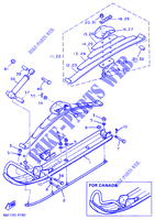 SKI for Yamaha BRAVO T_LONG TRACK 1989