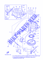STARTER MOTOR for Yamaha F15C Manual Starter, Tiller Handle, Manual Tilt, Shaft 20