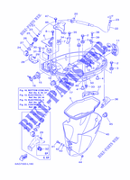 BOTTOM COVER for Yamaha F15C Electric Starter, Tiller Handle, Manual Tilt, Shaft 20