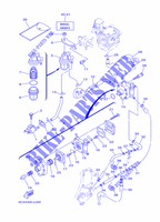 CARBURETOR for Yamaha F15C Electric Starter, Tiller Handle, Manual Tilt, Shaft 20